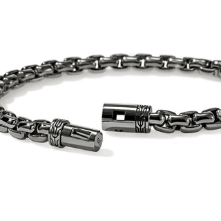 John Hardy Box Chain Bracelet, Dark Silver, 6MM thumbnail