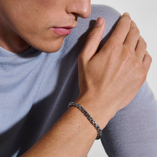 John Hardy Box Chain Bracelet, Dark Silver, 6MM thumbnail