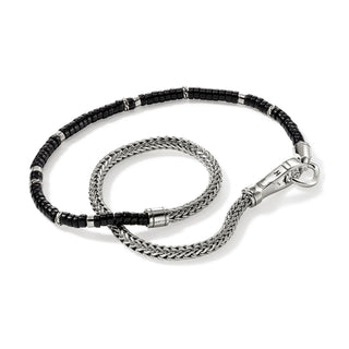 John Hardy Heishi Chain Wrap, Sterling Silver, Hardstones, 4MM thumbnail
