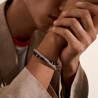 John Hardy Heishi Chain Wrap, Sterling Silver, Hardstones, 4MM thumbnail