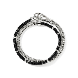 John Hardy Heishi Chain Wrap, Sterling Silver, Hardstones, 4MM thumbnail