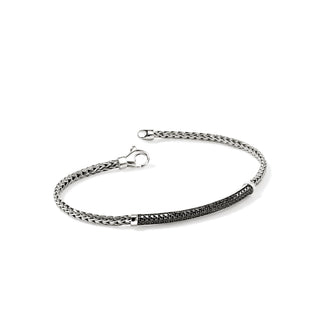 JH Essential Pavé Bracelet, Sterling Silver, Gemstones, 2.5MM thumbnail