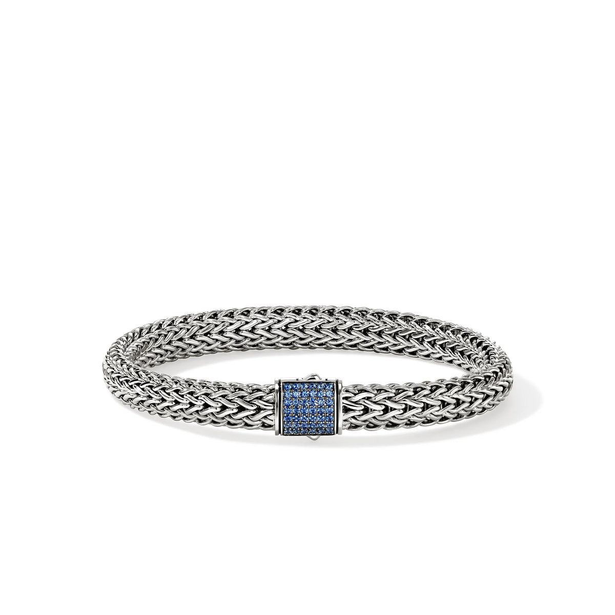 John Hardy Icon Bracelet, Sterling Silver, Gemstones, 7.5MM