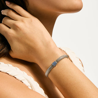 John Hardy Icon Bracelet, Sterling Silver, Gemstones, 7.5MM thumbnail