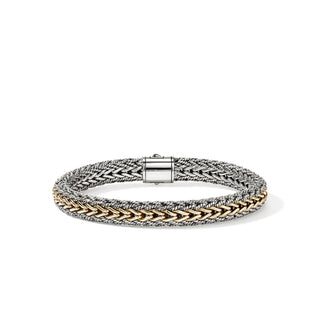 John Hardy Icon Bracelet, Reversible, Gold, Sterling Silver, 8MM thumbnail