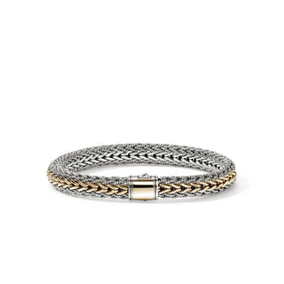 John Hardy Icon Bracelet, Reversible, Gold, Sterling Silver, 8MM thumbnail