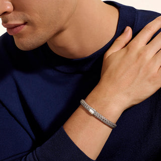 John Hardy Icon Bracelet, Reversible, Gold, Sterling Silver, 8MM thumbnail