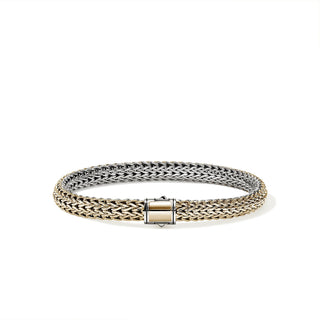John Hardy Icon Bracelet, Reversible, Gold, Sterling Silver, 6.5MM thumbnail