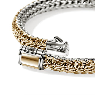 John Hardy Icon Bracelet, Reversible, Gold, Sterling Silver, 6.5MM thumbnail
