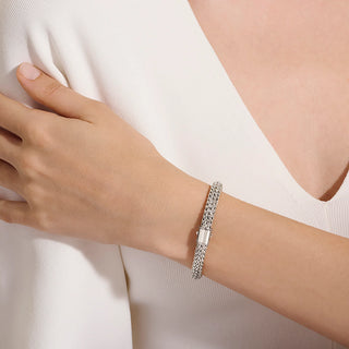 John Hardy Icon Bracelet, Reversible, Gold, Sterling Silver, 6.5MM thumbnail