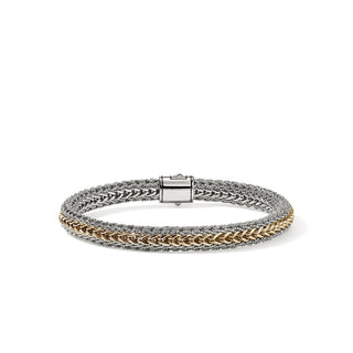 John Hardy Icon Bracelet, Reversible, Gold, Sterling Silver, 6.5MM thumbnail