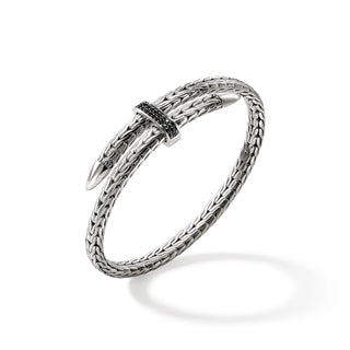 John Hardy Spear Flex Cuff, Sterling Silver, Gemstones, 5.5MM thumbnail