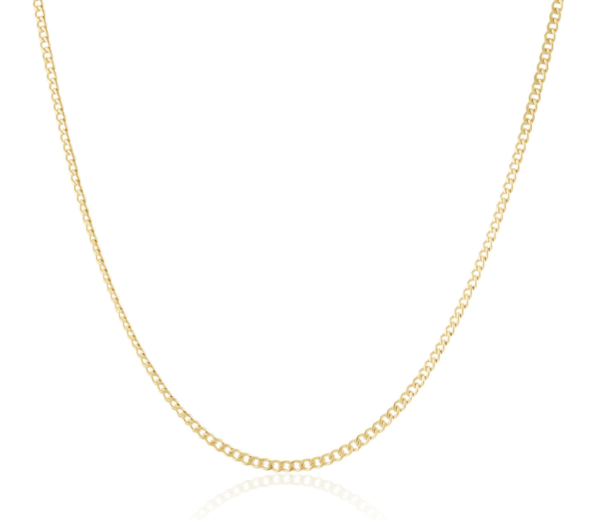 Phillips House 18K Yellow Gold Curb Link Chain 22+2"