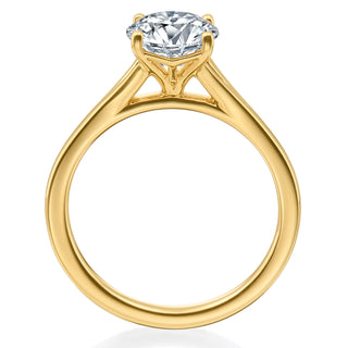 River North Round Solitaire Split Shank Wedding Ring thumbnail