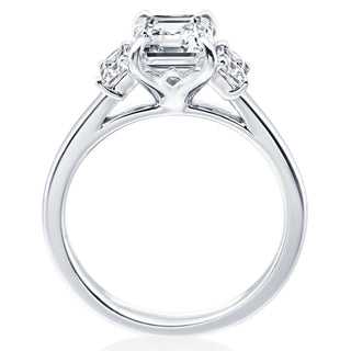 Gold Coast 3 Stone Emerald Wedding Ring thumbnail