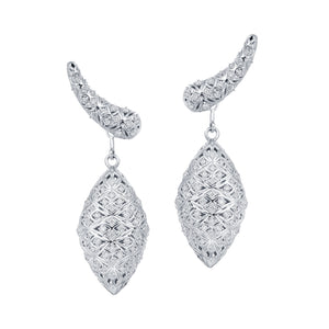 "Porta" Intertwined Drop Earrings