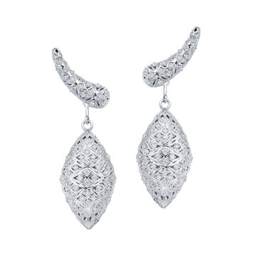 "Porta" Intertwined Drop Earrings