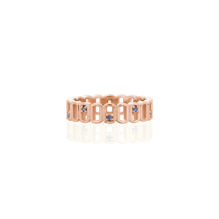 Dog Tag Ring With Stones thumbnail