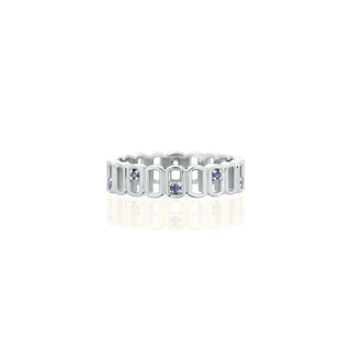 Dog Tag Ring With Stones thumbnail