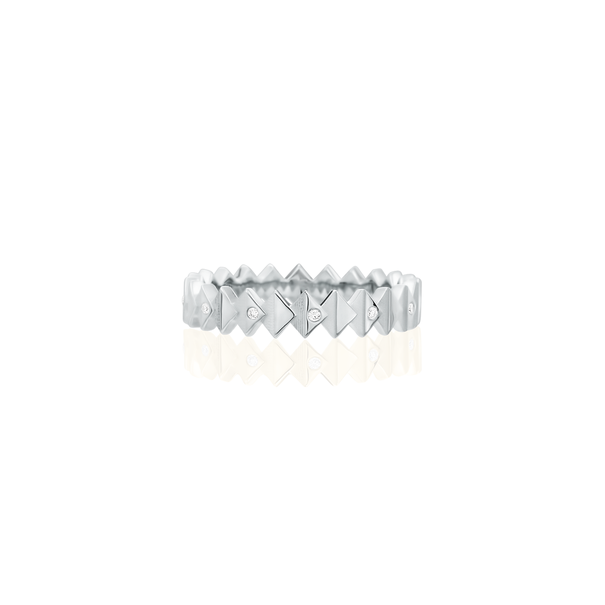 Crane Ring With Stones