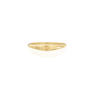 Signet Ring with Letter