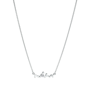 Skyline Pendant Necklace with Stone