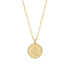 Butterfly Medallion Necklace