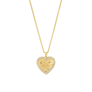 Heart With Skyline Medallion