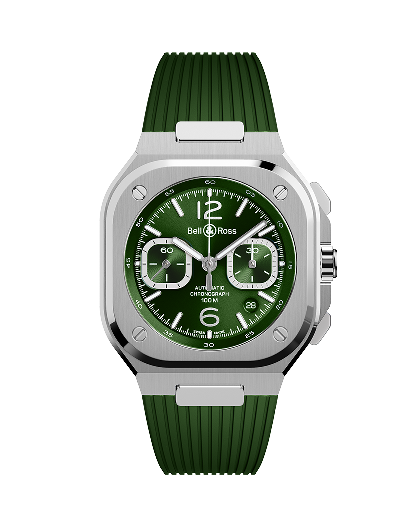 Bell & Ross BR-05 chrono green steel