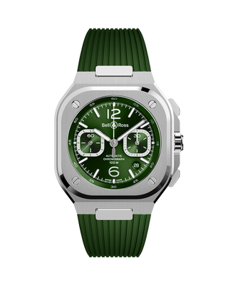 Bell & Ross BR-05 chrono green steel thumbnail