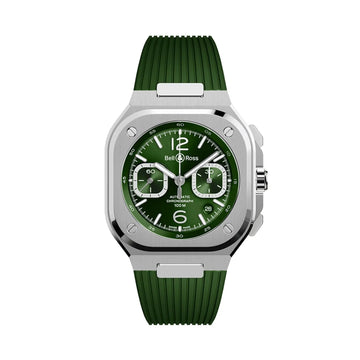 Bell & Ross BR 05 Chrono Green Steel - BR05C-GN-ST/SRB Bell & Ross