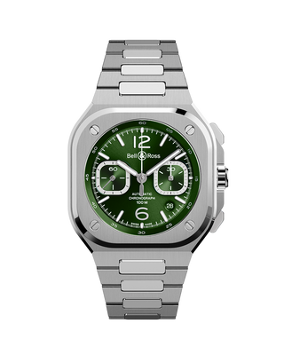 Bell & Ross BR-05  chrono green steel thumbnail