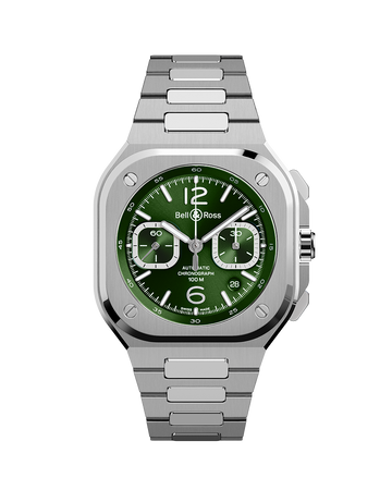 Bell & Ross BR-05  chrono green steel