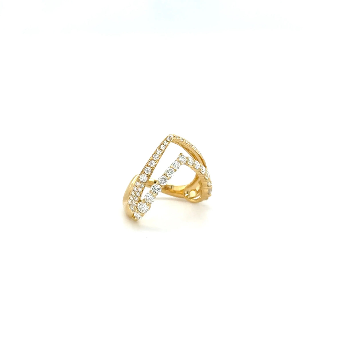 18K Yellow Gold Diamond Ring