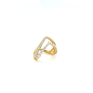 18K Yellow Gold Diamond Ring thumbnail