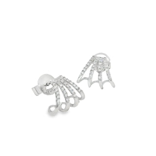 18K White Gold Earrings with Diamonds thumbnail
