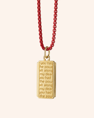 "Power" Dorothy 18K Gold Necklace thumbnail