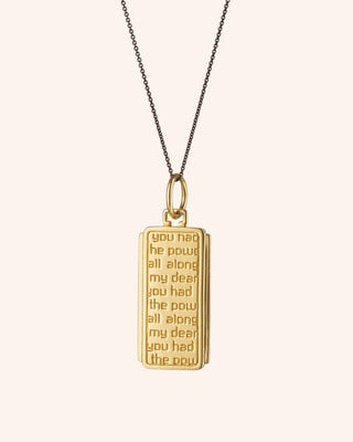 "Power" Dorothy 18K Gold Necklace thumbnail