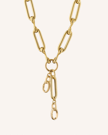18K Gold Infinity Classic Link "Design Your Own" Necklace