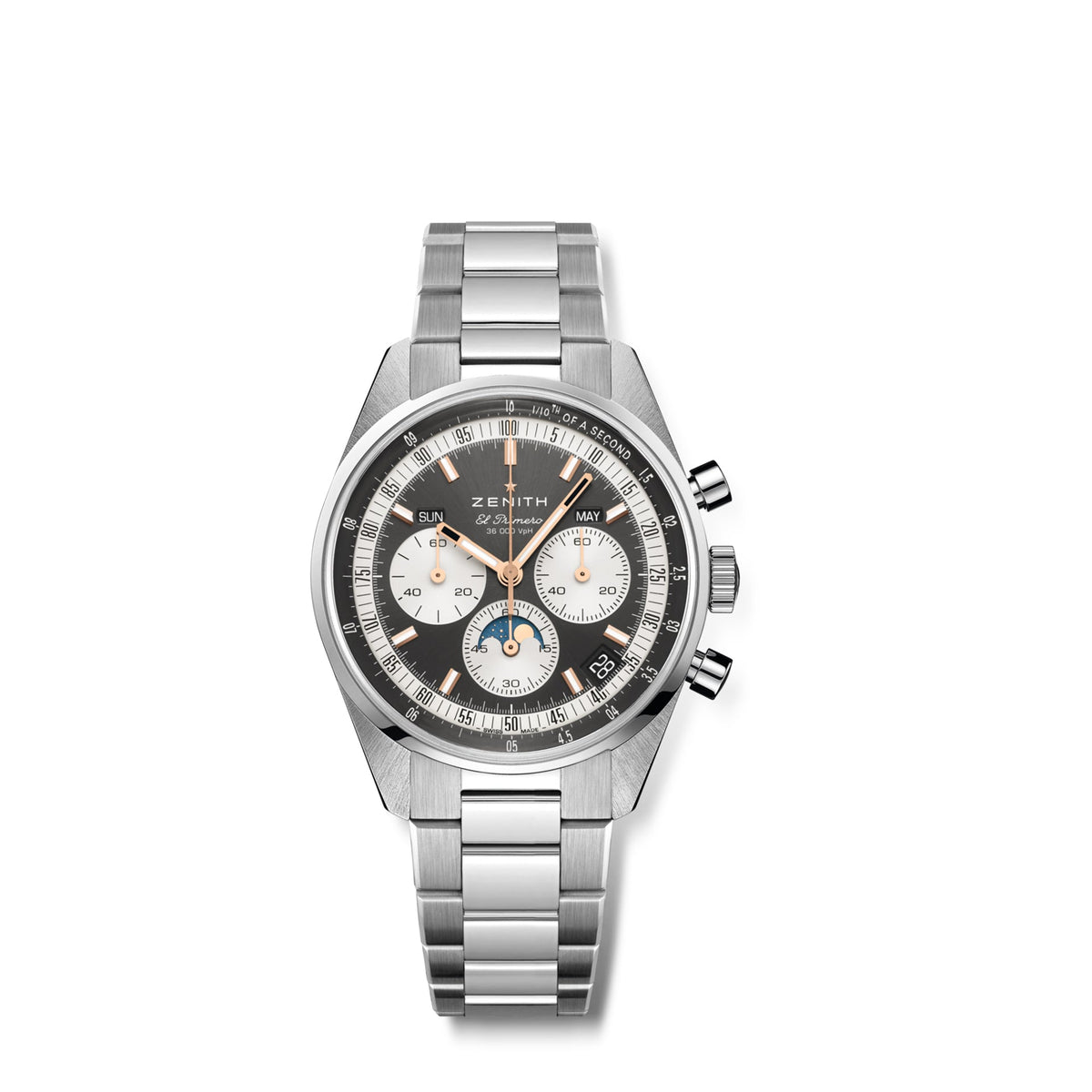 Zenith Chronomaster Original Triple Calendar – 38mm, Slate-Grey Dial - 03.3400.3610/39.M3200