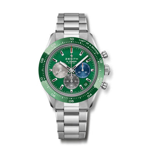 Zenith Chronomaster Sport – 41mm, Steel Case Green Lacquer Dial - 03.3119.3600/56.M3100