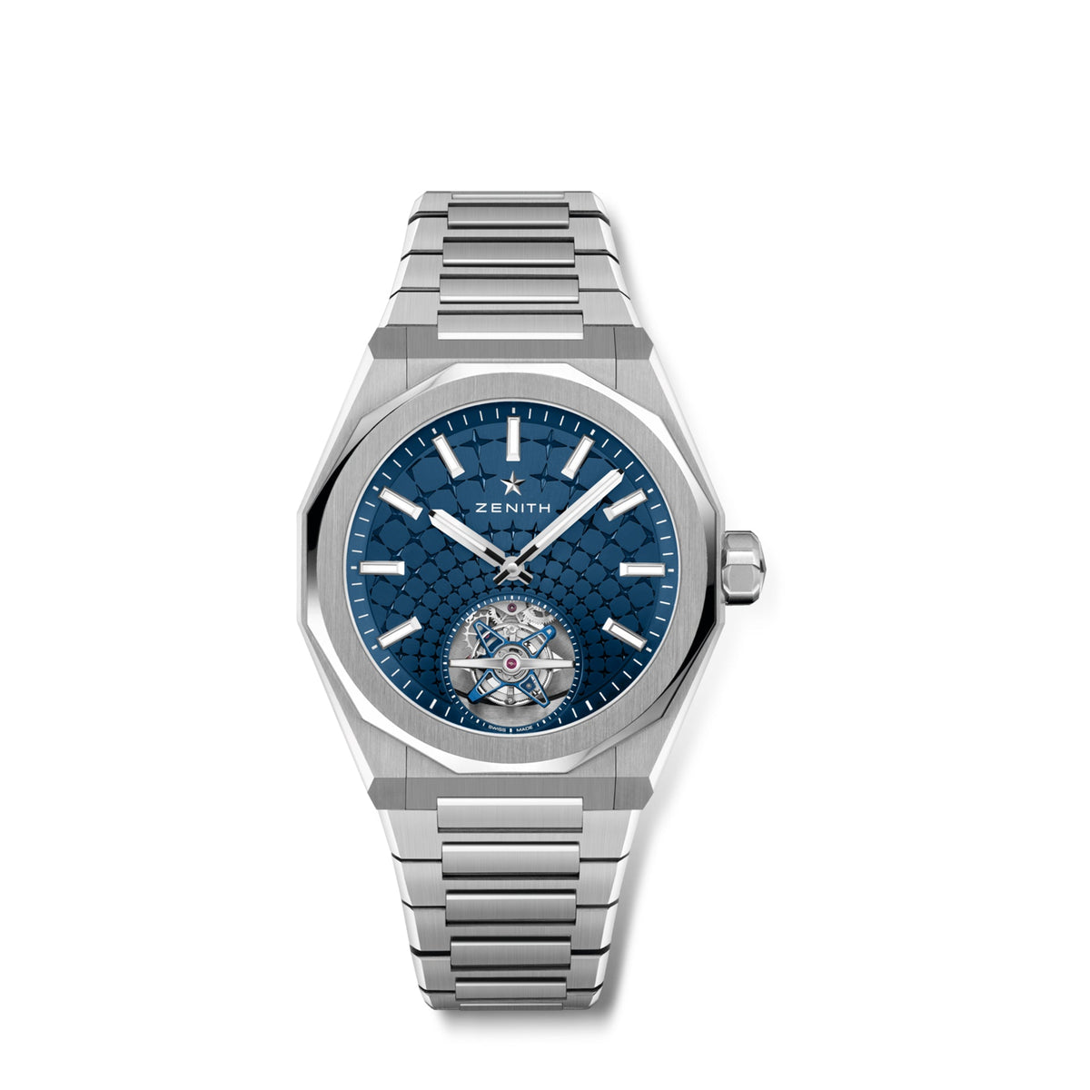 Zenith Defy Skyline Tourbillon – 41 mm, Blue Sunray Dial, Stainless Steel - 03.9300.3630/51.I001