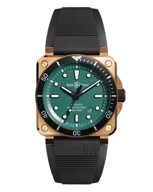 Bell & Ross BR-03 Diver Black & Green Bronze