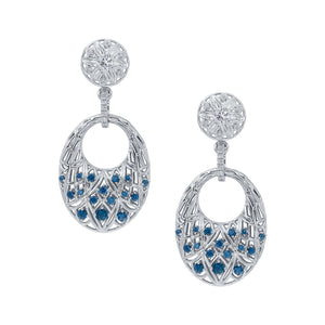 "Porta" Reversible Intertwined Drop Earrings