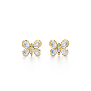 18K Piccola Luna Butterfly Post Earrings thumbnail