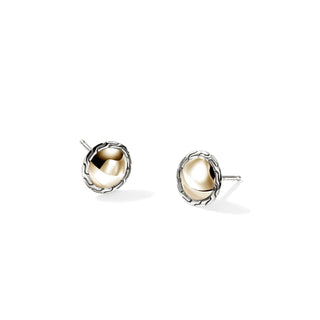 JH Essential Stud Earring, Gold, Sterling Silver, 10MM thumbnail