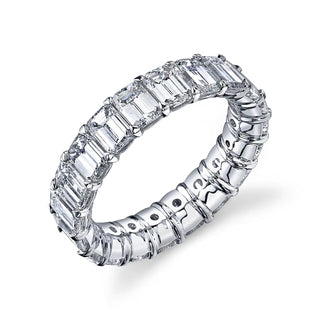 Larger Emerald-Cut Diamond Eternity Band thumbnail