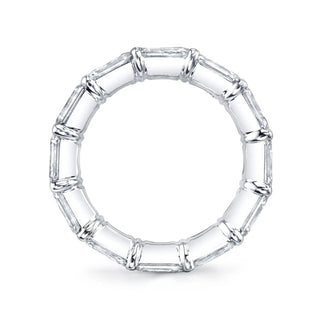 Larger East West Emerald-Cut Diamond Eternity Band thumbnail