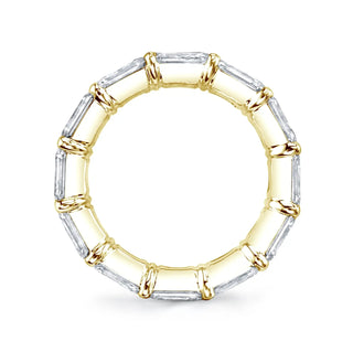 Larger East West Emerald-Cut Diamond Eternity Band thumbnail