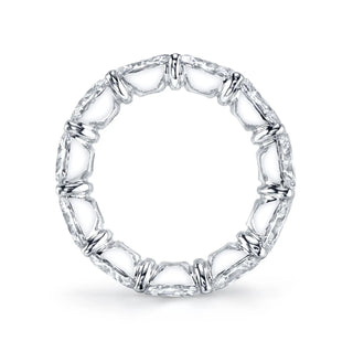 Platinum Larger East West Oval-Cut Diamond Eternity Band, 4.15ct G-H, VS thumbnail